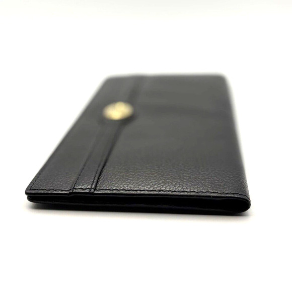 Authentic Vintage Christian Dior Black Leather Bi-fold Long Wallet - Picture 4 of 9